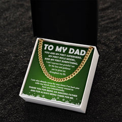 Dad Superhero Necklace