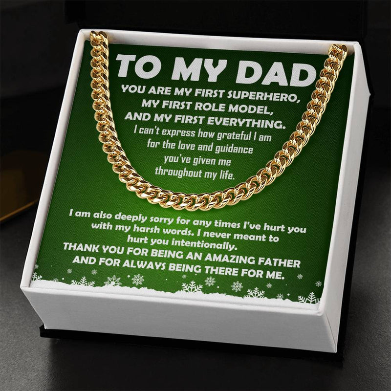 Dad Superhero Necklace