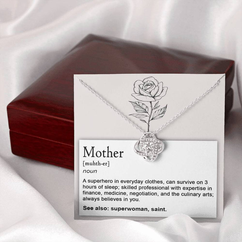 Mom-Superhero Necklace