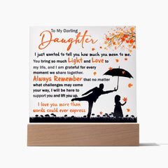 Daughter Moment Acrylic Plaque