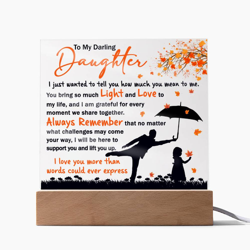 Daughter Moment Acrylic Plaque